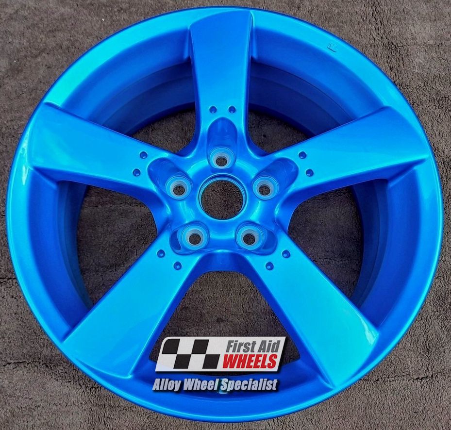 Metallic blue hot sale powder coat